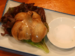 田子にんにくの丸揚げ
