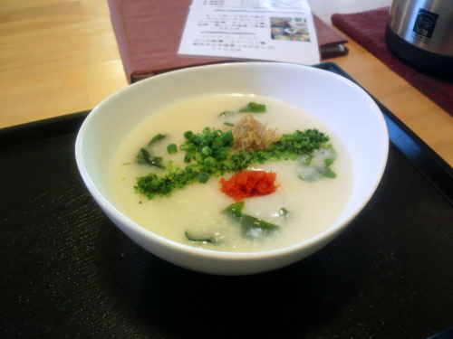 ４月のオススメは『磯粥』