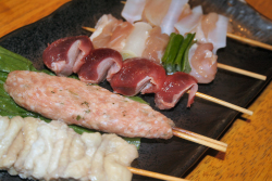 楽しやの串焼き盛り合わせ　　780円