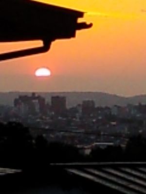 沈む夕日